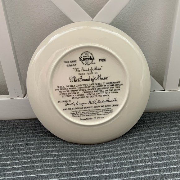 The Sound Of Music Collectors Plate Vintage 1986. - Picture 12 of 15